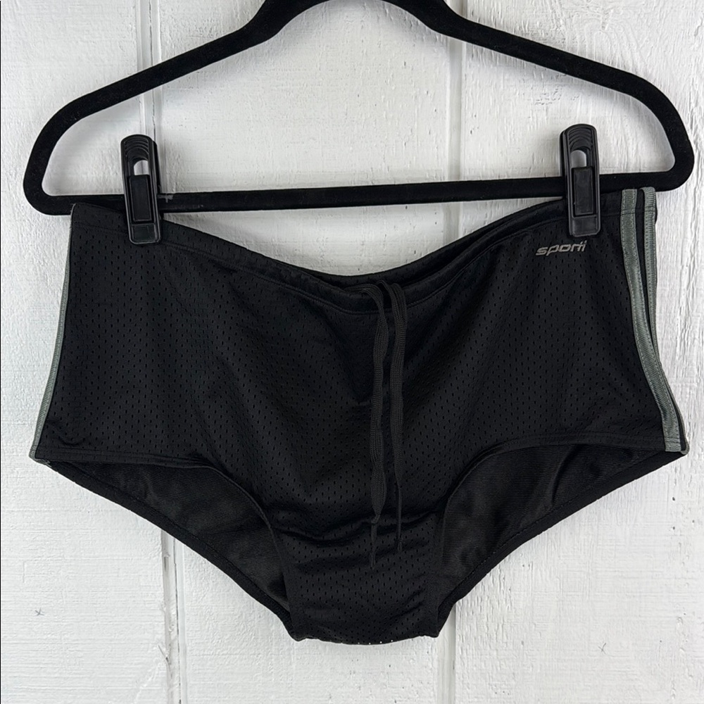 Black Sporti Men’s Drag Swim Suit Training Suit NWOT Never Worn Practice Suit